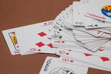 Deck of cards that can show how to use the probability of independent events formula.